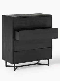 Comoda De Madera De Mango Con Cajones Luca