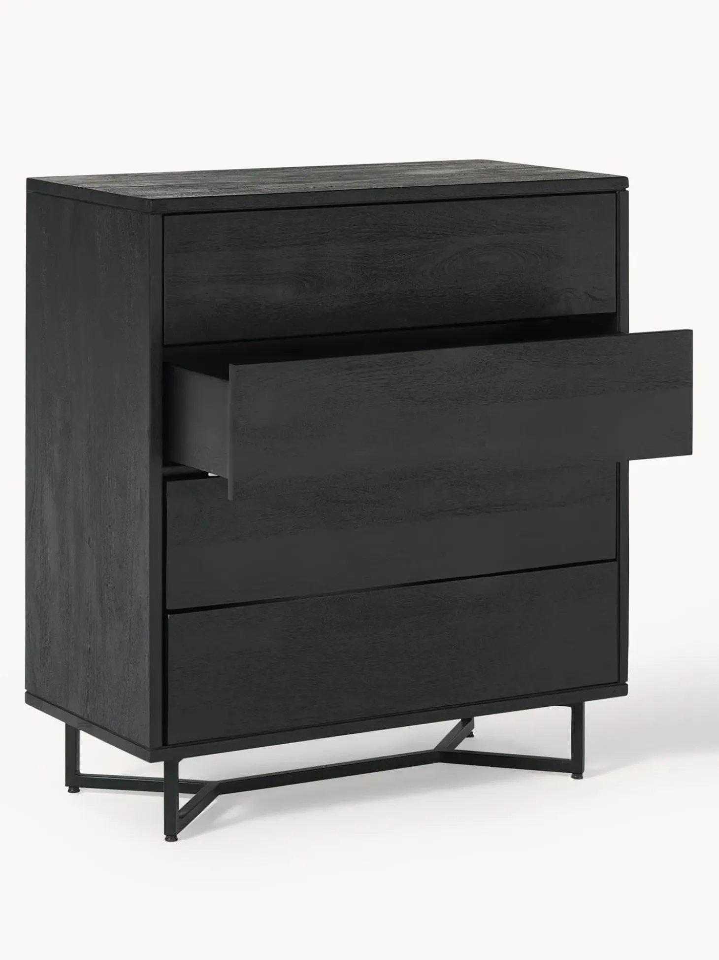 Comoda De Madera De Mango Con Cajones Luca