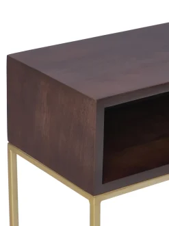 Consola De Recibidor De Madera Maciza Lyle