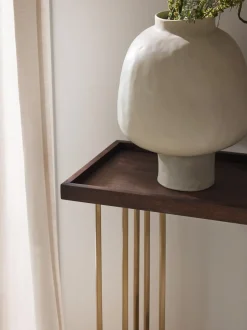 Consola De Recibidor De Madera Maciza Luca