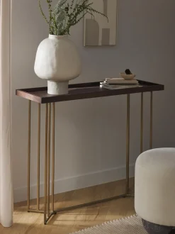 Consola De Recibidor De Madera Maciza Luca