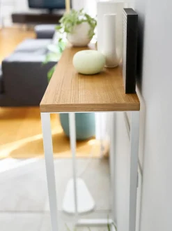 Consola Estrecha De Metal Con Ganchos Tower