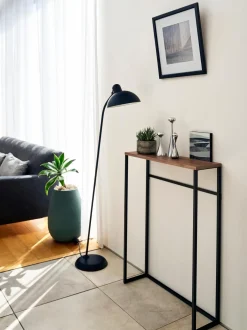 Consola Estrecha De Metal Con Ganchos Tower