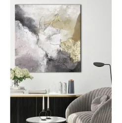 Cuadro En Lienzo Pintado A Mano Freja Secret Life