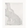 Cuadro En Lienzo Pintado A Mano White Sculpture 1