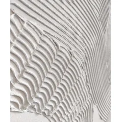 Cuadro En Lienzo Pintado A Mano White Sculpture 1