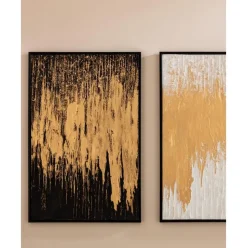 Cuadro En Lienzo Pintado A Mano Abstract