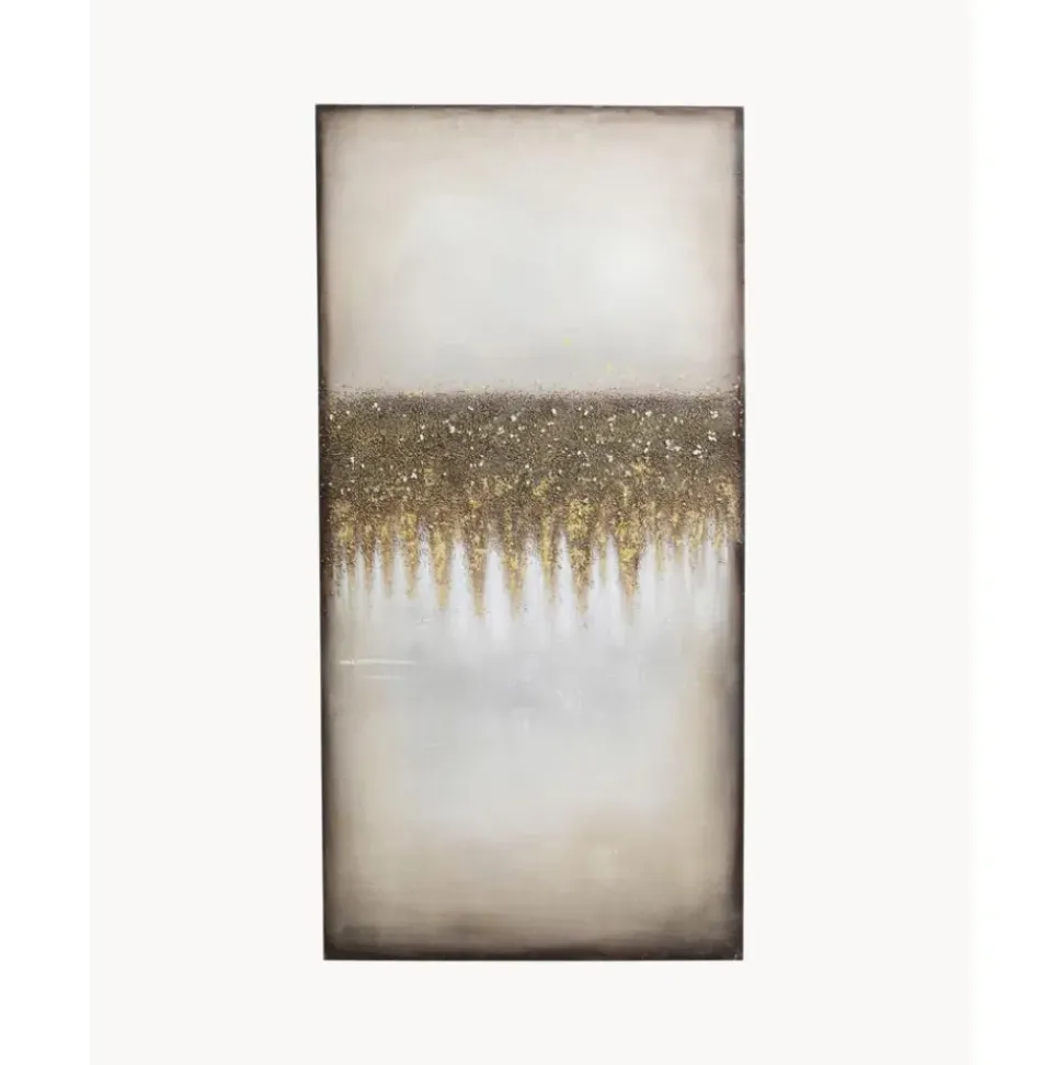 Cuadro En Lienzo Pintado A Mano Prato