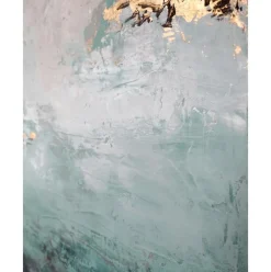 Cuadro En Lienzo Pintado A Mano Gradient Grace, Marco De Madera