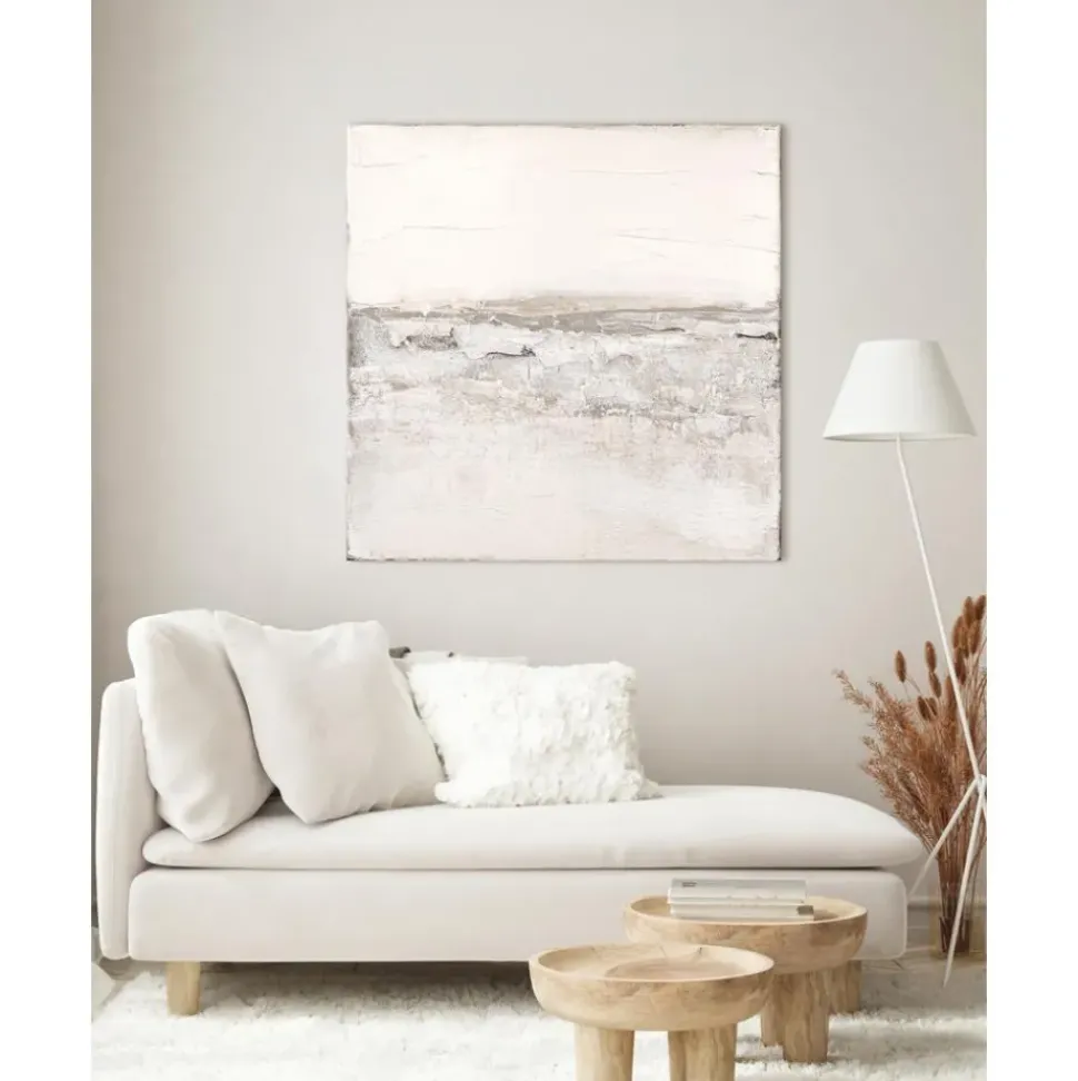 Cuadro En Lienzo Pintado A Mano Sandy