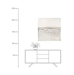 Cuadro En Lienzo Pintado A Mano Sandy