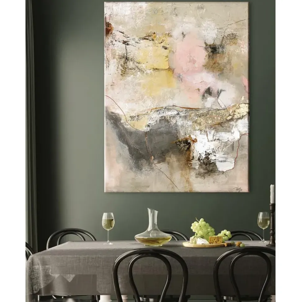 Cuadro En Lienzo Pintado A Mano Artcast