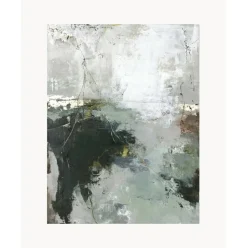 Cuadro En Lienzo Pintado A Mano Freja Green Gate