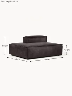 Divan Modular De Cuero Reciclado Lennon