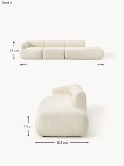 Divan Modular Grande De Borreguillo Sofia