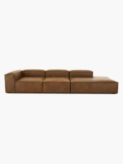 Divan Modular Grande De Cuero Reciclado Lennon