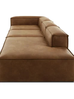 Divan Modular Grande De Cuero Reciclado Lennon