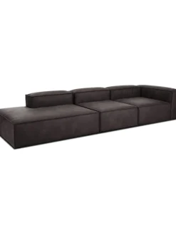 Divan Modular Grande De Cuero Reciclado Lennon