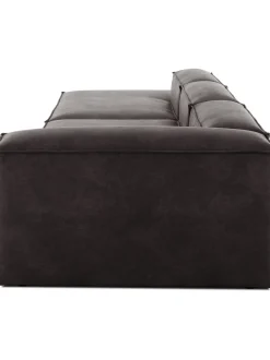 Divan Modular Grande De Cuero Reciclado Lennon