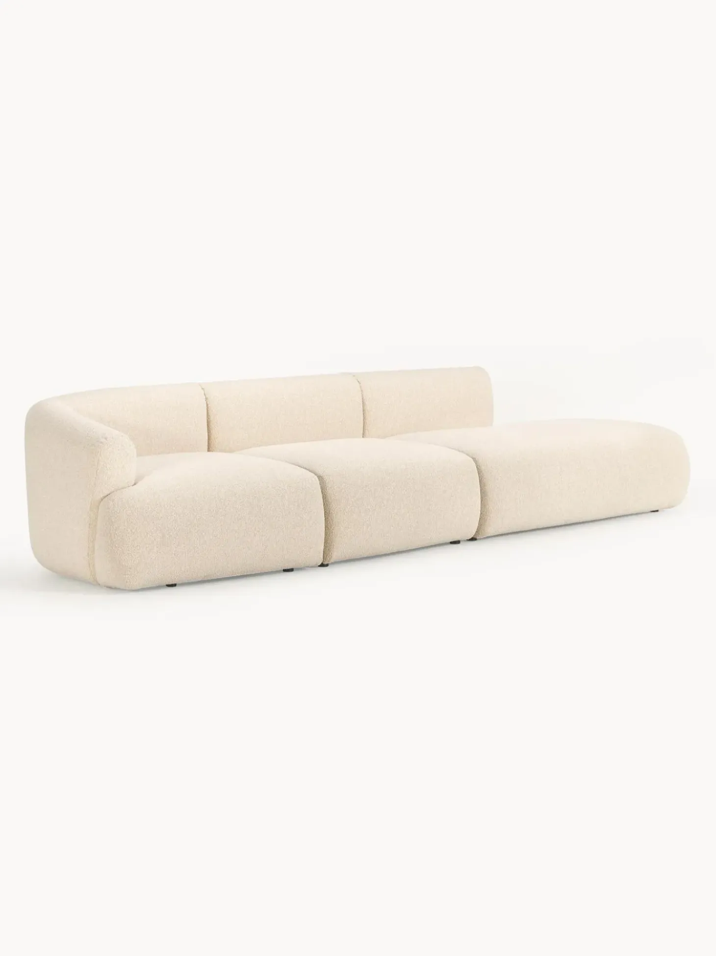 Divan Modular Grande En Tejido Boucle Sofia