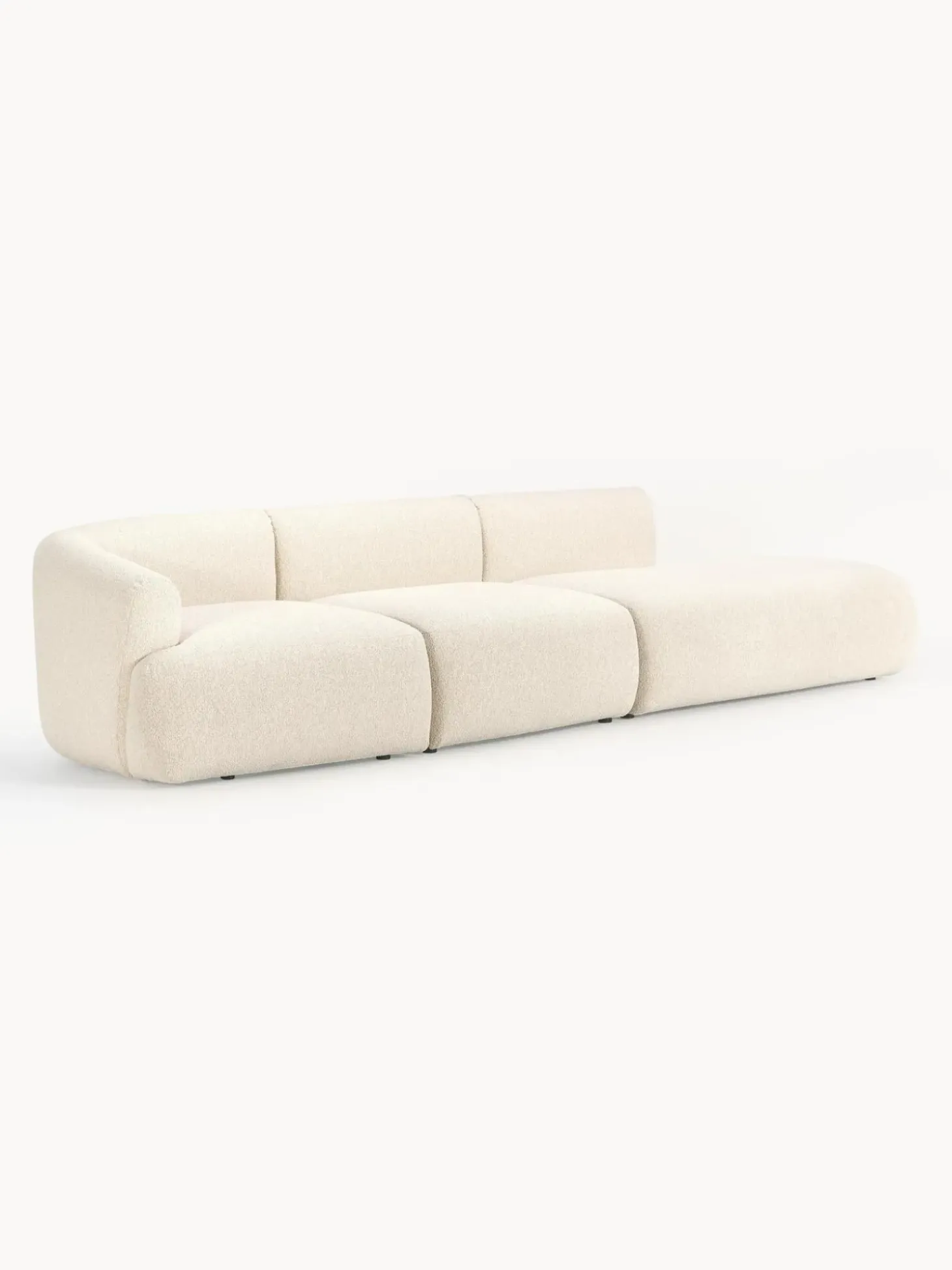 Divan Modular Grande En Tejido Boucle Sofia
