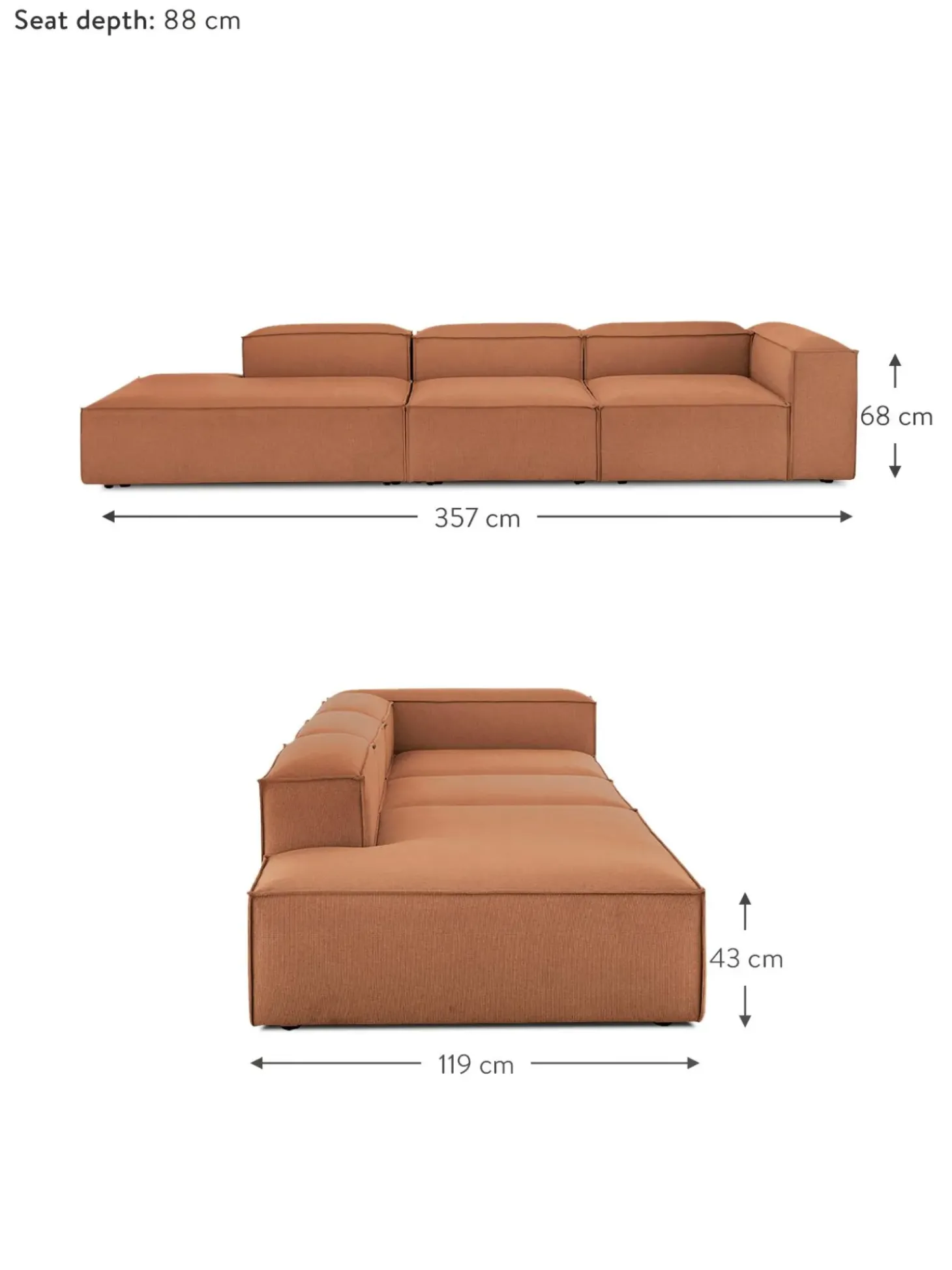 Divan Modular Grande Lennon