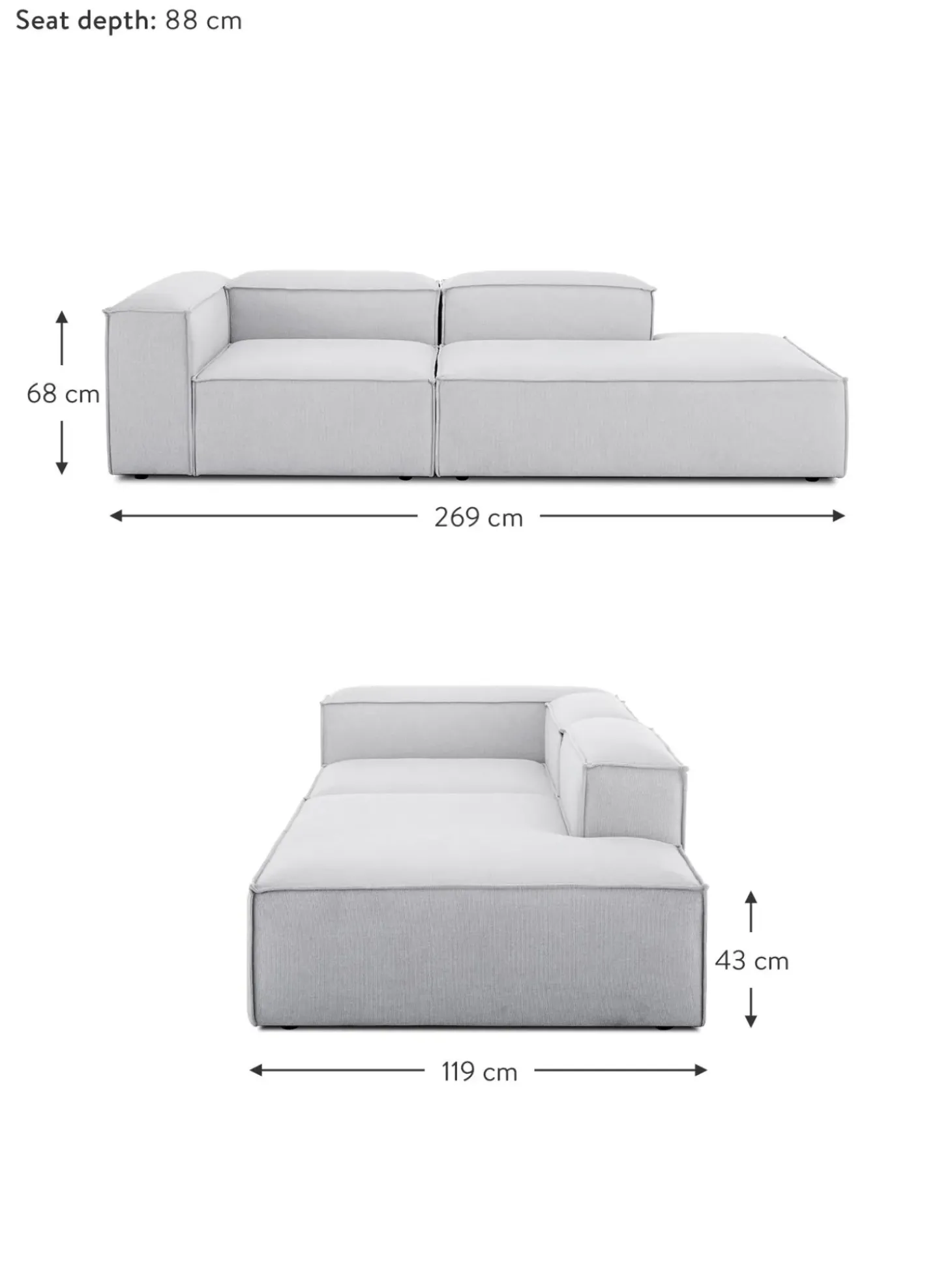 Divan Modular Lennon