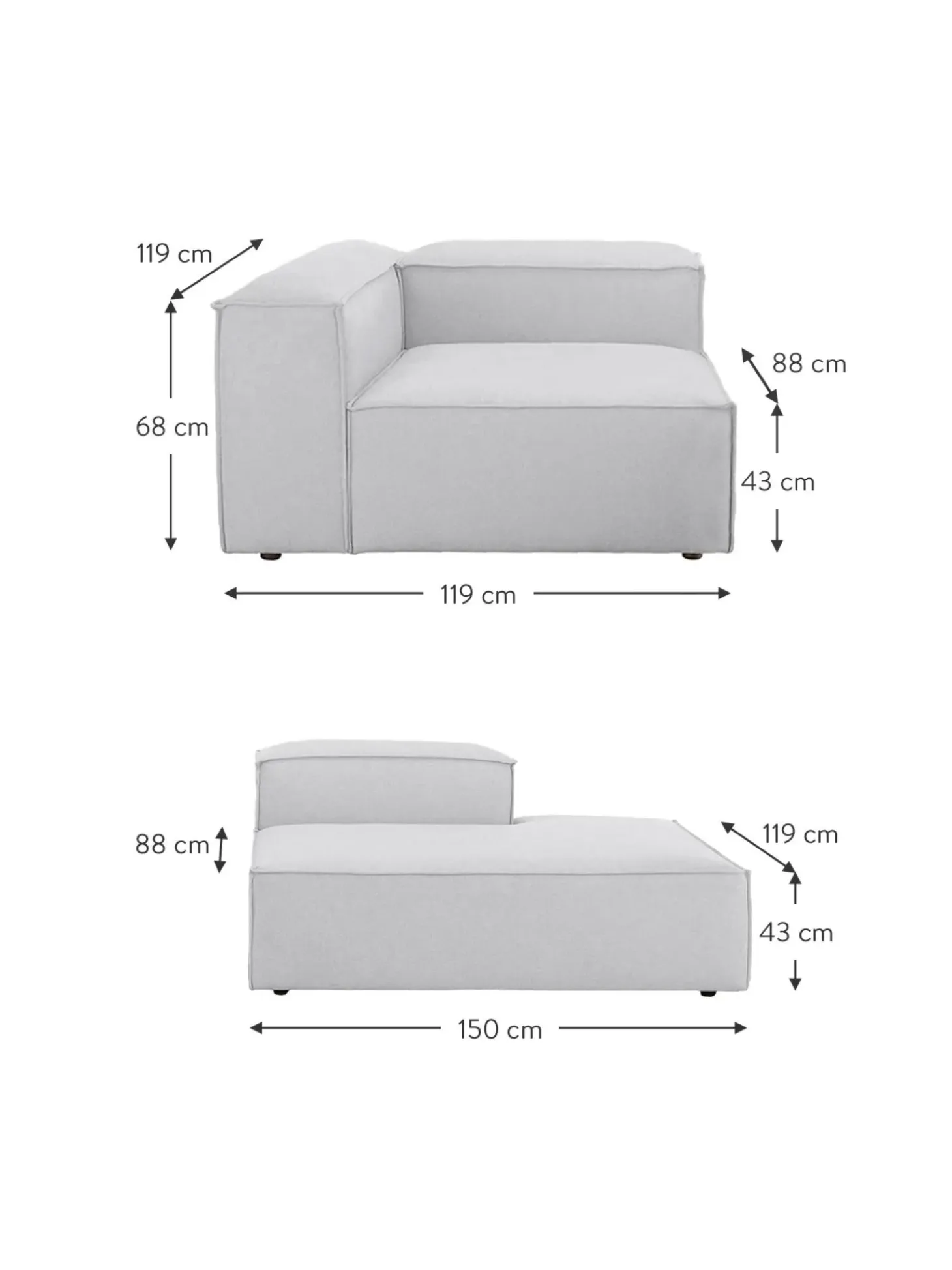 Divan Modular Lennon