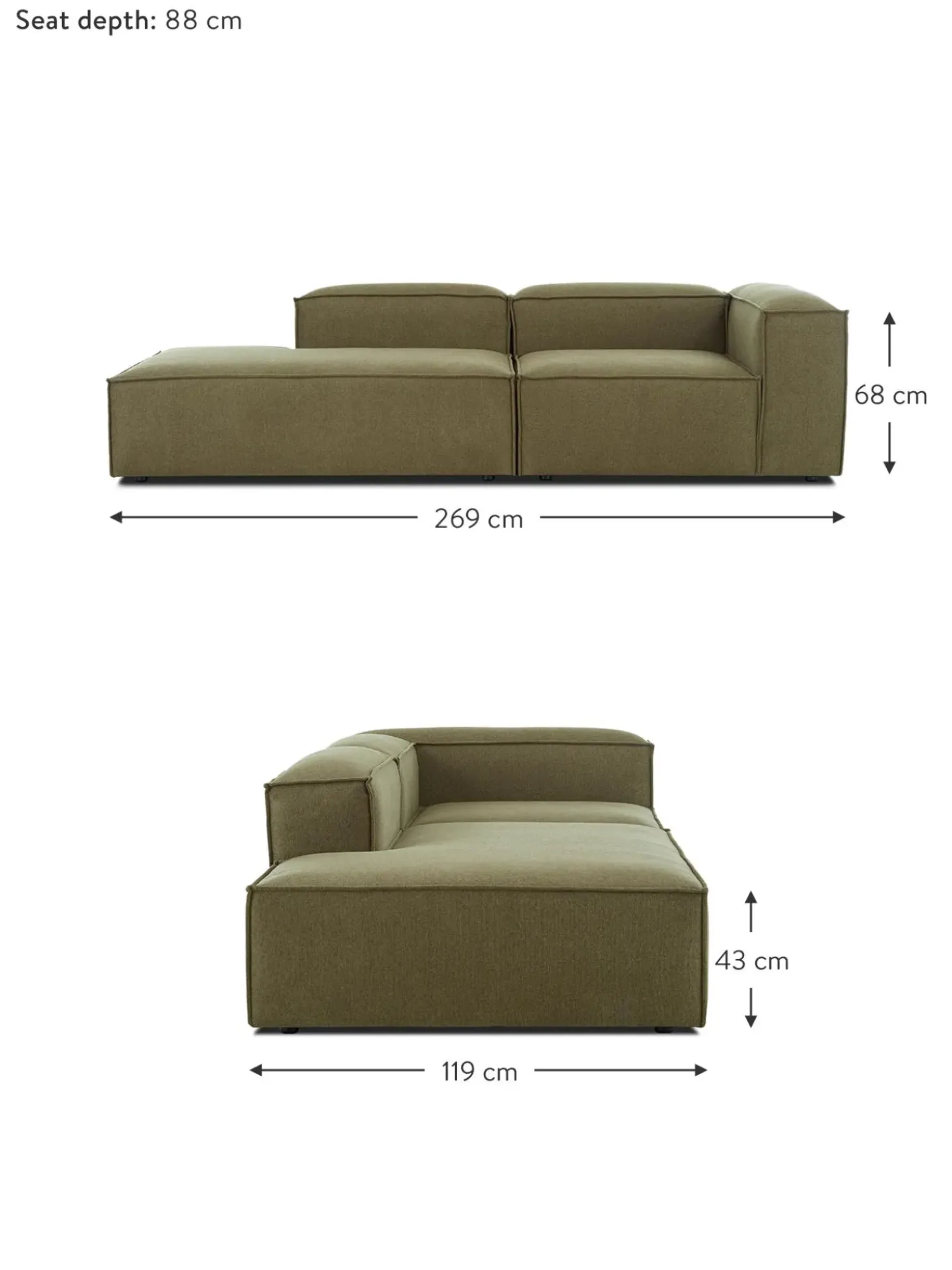 Divan Modular Lennon