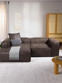 Divan Sofa De Cuero Reciclado Lennon