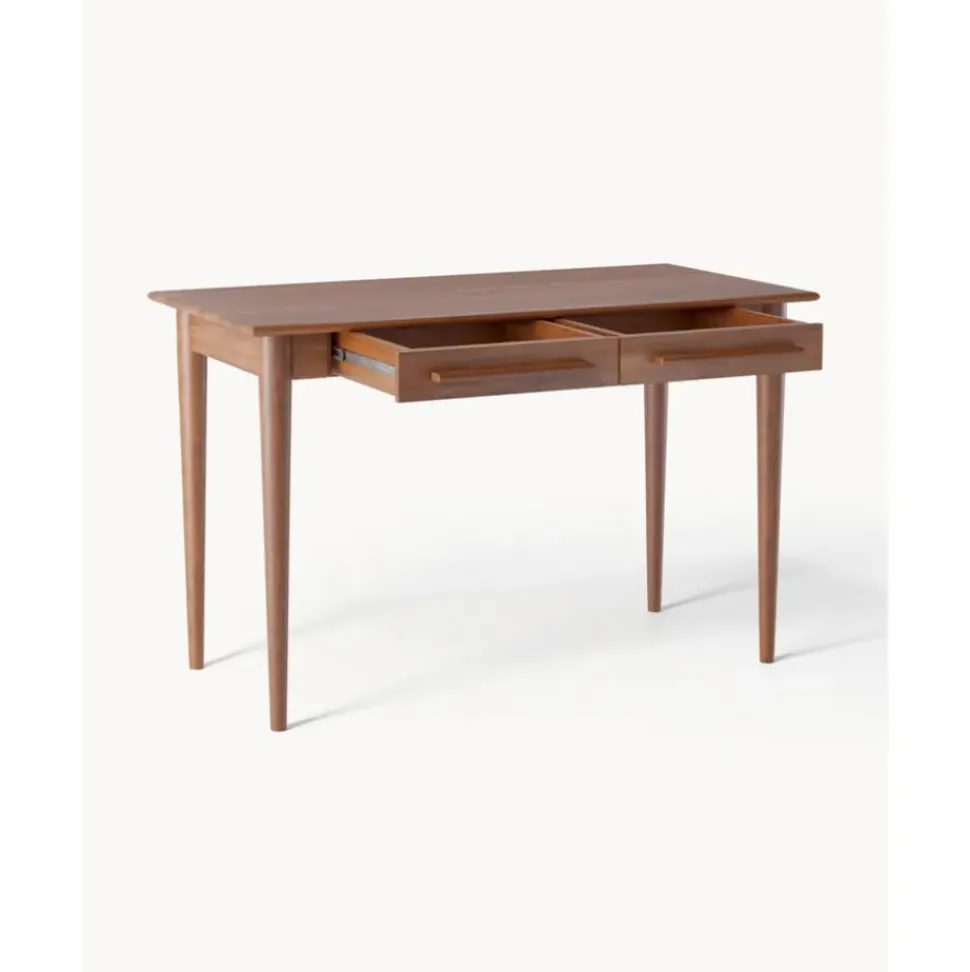 Escritorio Con Cajones De Madera De Mango Paul