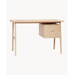 Escritorio De Madera Con Cajones Architect