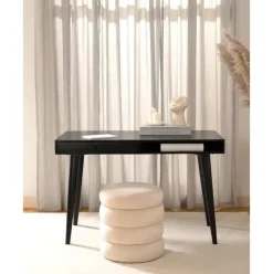 Escritorio De Madera Maciza Con Cojon Tova