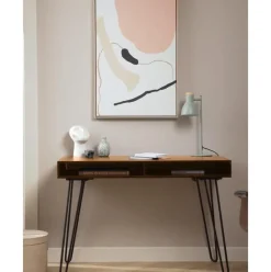 Escritorio De Madera Y Metal Repa