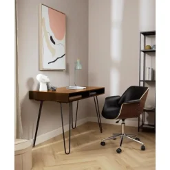 Escritorio De Madera Y Metal Repa