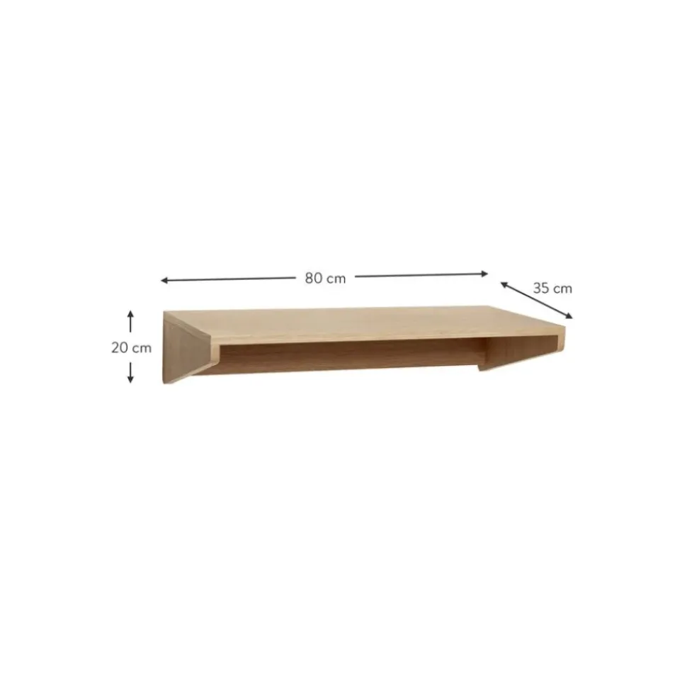 Escritorio De Pared De Roble Folk