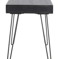 Escritorio Dea Madera Maciza Y Metal Tova