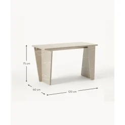 Escritorio En Look Travertino Liam