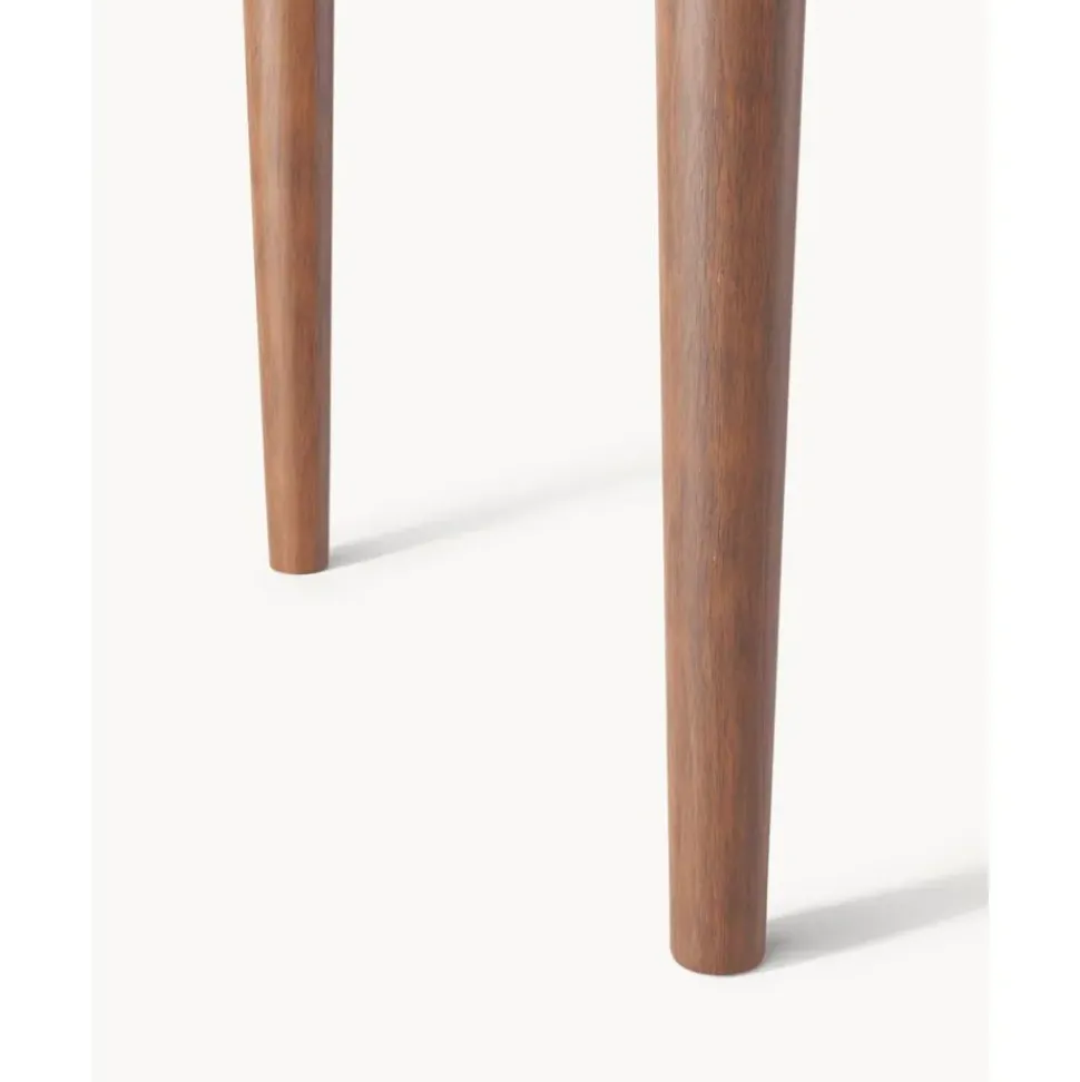 Escritorio Esquinero De Madera De Mango Con Cajones Paul