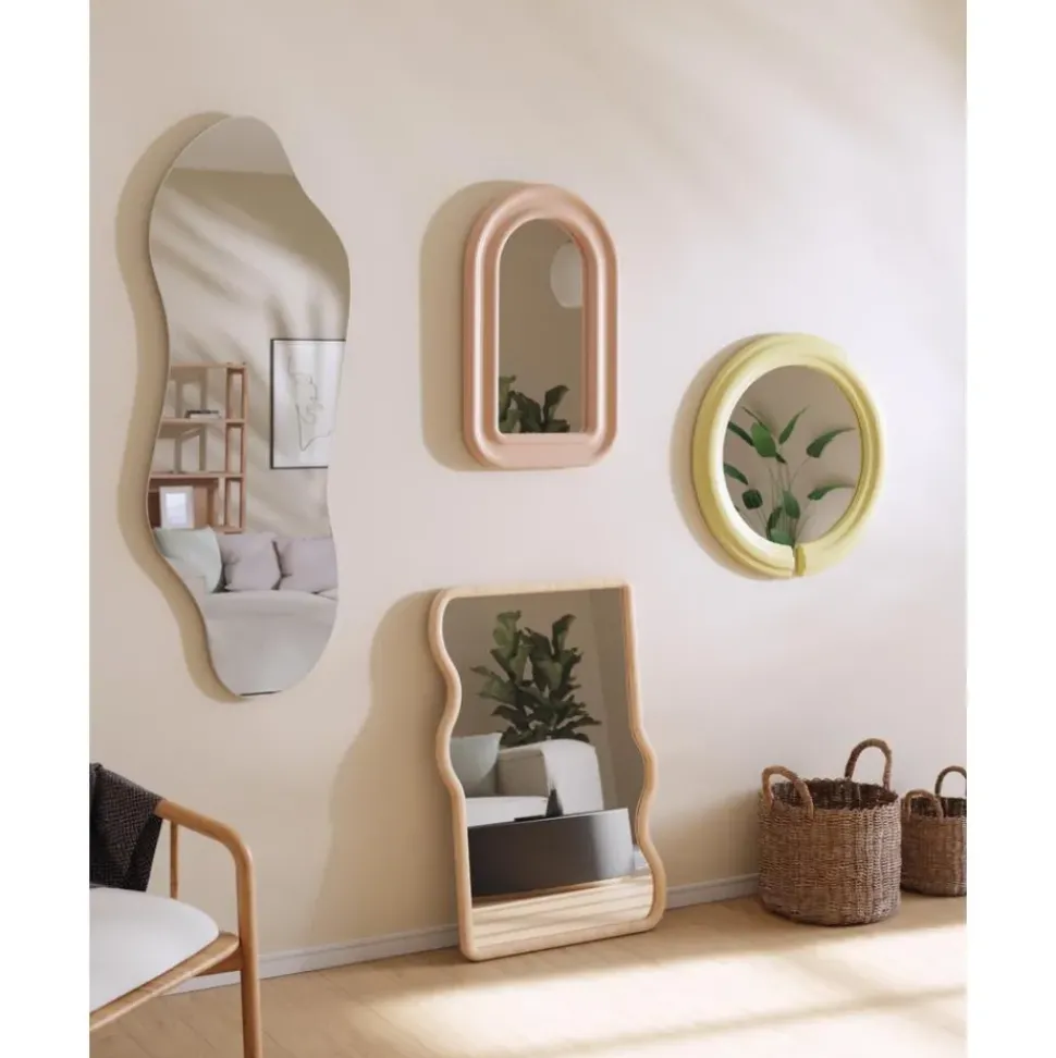 Espejo De Pared De Madera Stream