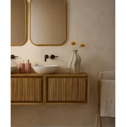 Espejo De Pared De Madera De Roble Levan