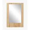 Espejo De Pared De Madera De Abedul Nele