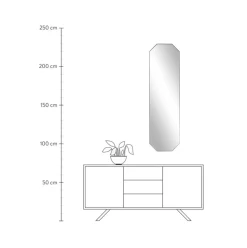 Espejo De Pared Octogonal Lucia