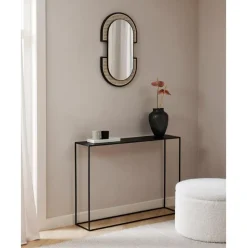 Espejo De Pared Ovalado Con Tejido Vienes Esma