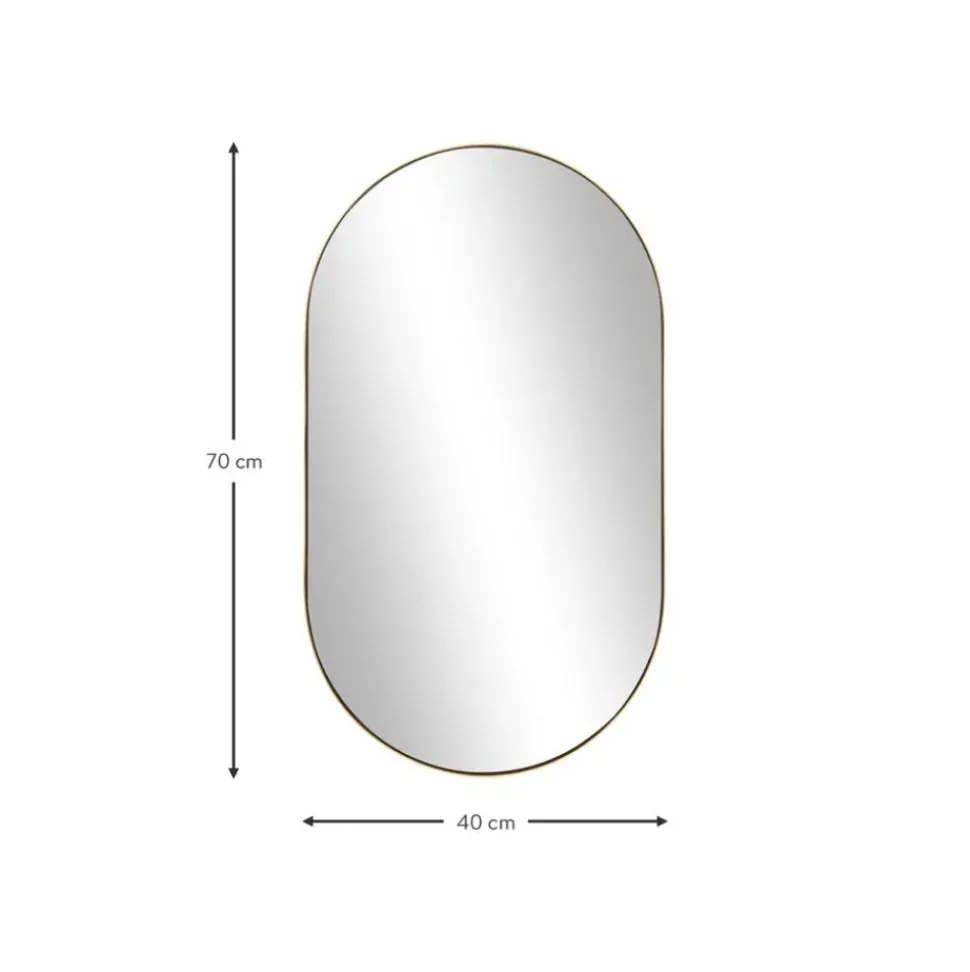 Espejo De Pared Ovalado Lucia