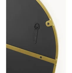 Espejo De Pared Ovalado Verena, Con Estante De Marmol