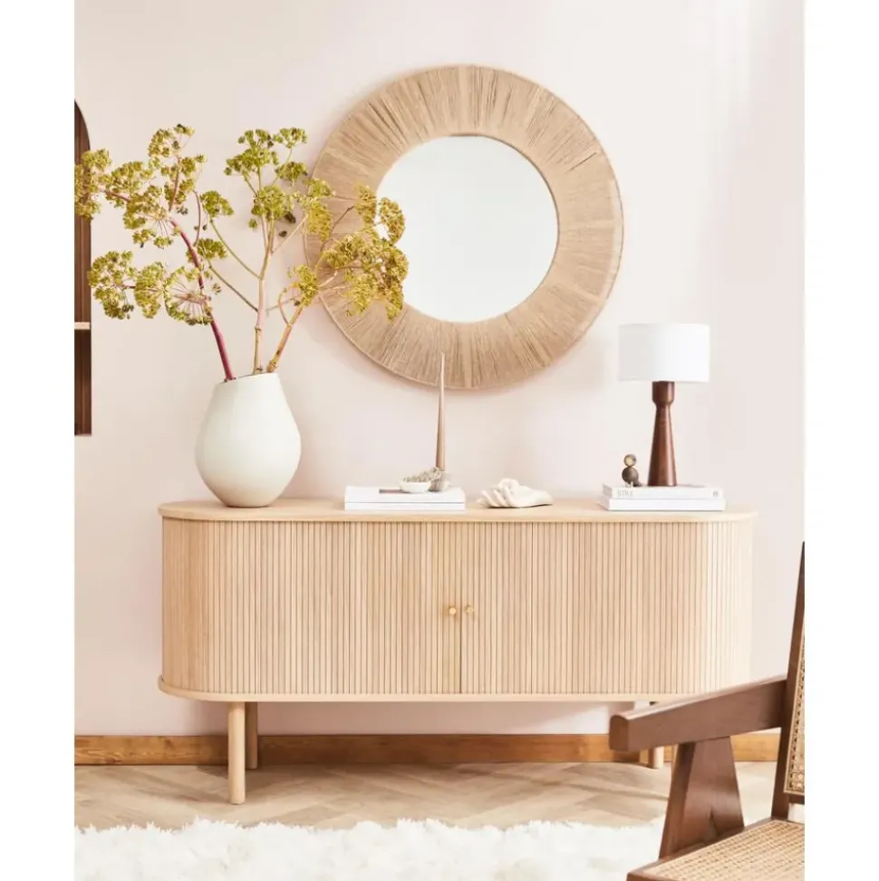 Espejo De Pared Redondo De Cuerda Citra