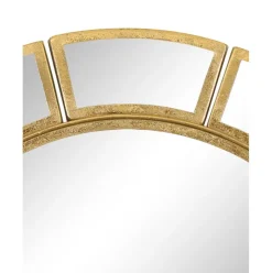 Espejo De Pared Redondo De Metal Dinus