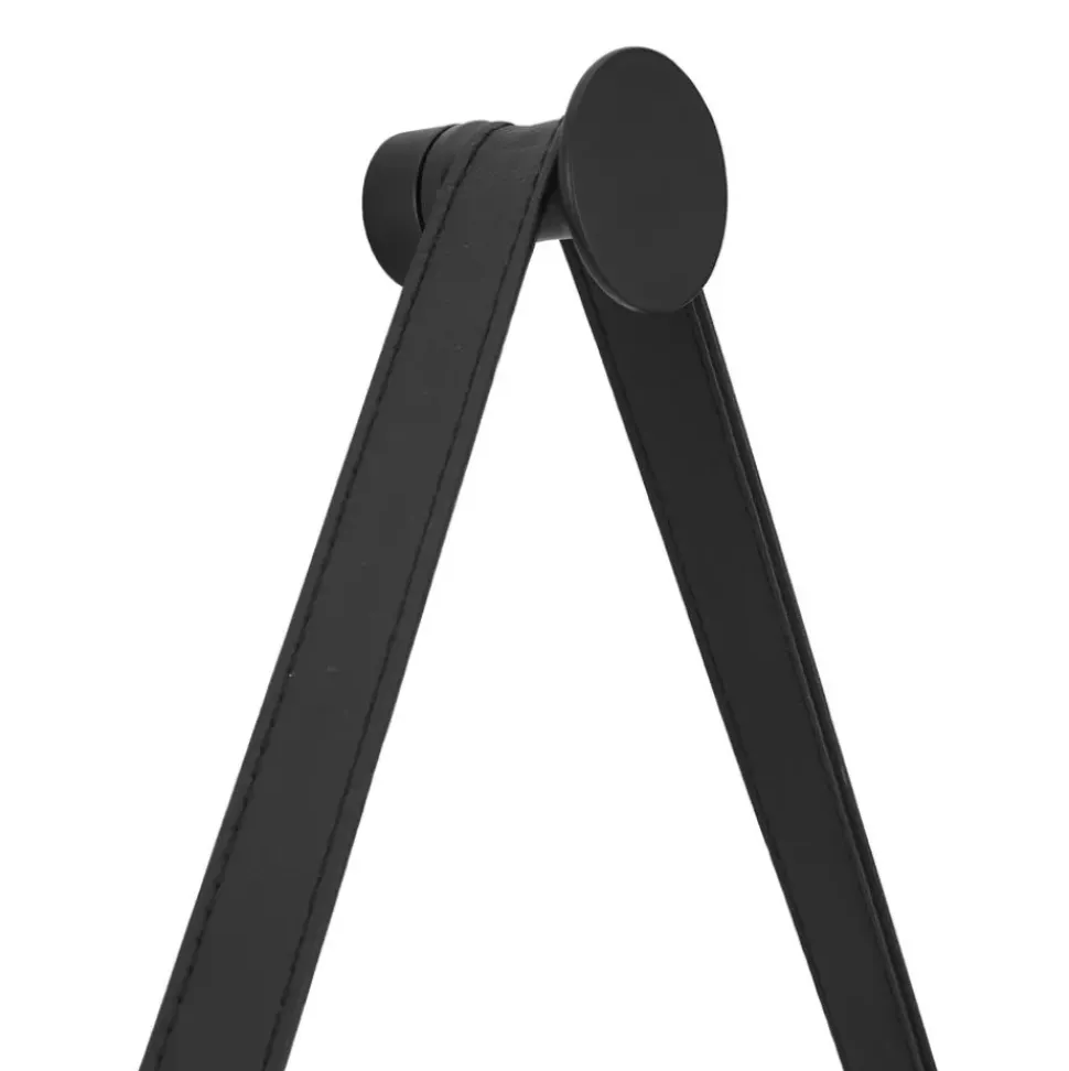 Espejo De Pared Redondo Liz, Con Correa De Cuero