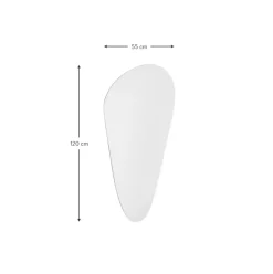 Espejo De Pared Sin Marco Con Forma Organica Dripp